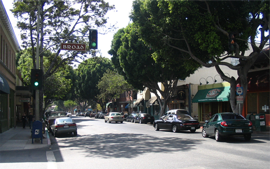 Steet view in SLO